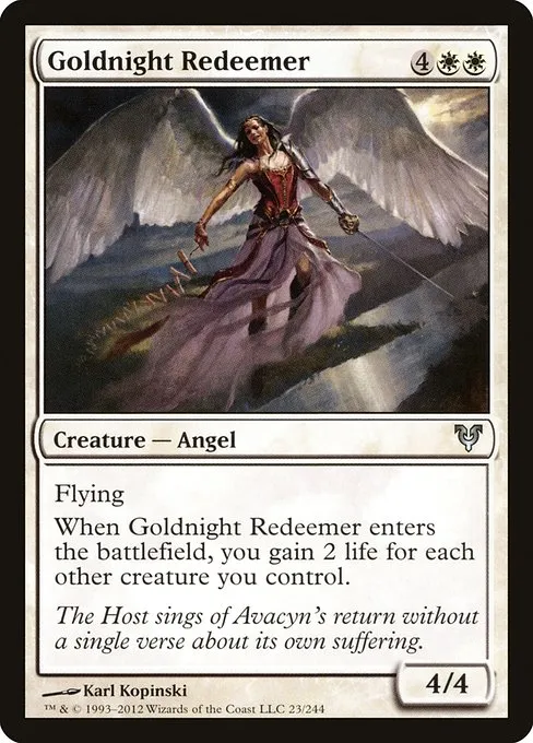 Goldnight Redeemer · Avacyn Restored 23/244