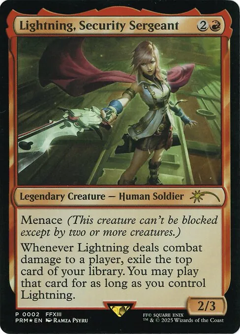 Lightning, Security Sergeant · Media and Collaboration Promos 2025-12/93