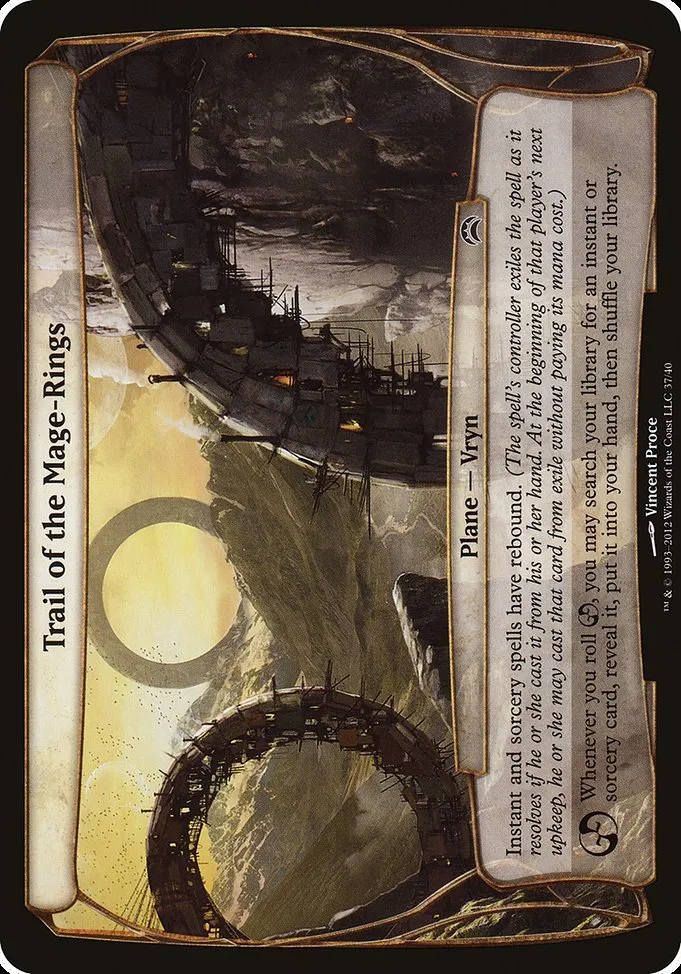 Trail of the Mage-Rings · Planechase 2012 Planes 37/40