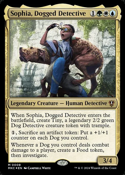 Sophia, Dogged Detective · Murders at Karlov Manor Commander 8/358