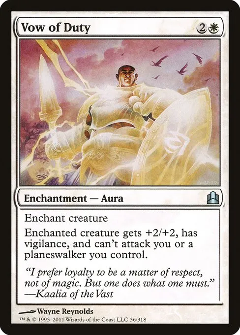 Vow of Duty · Commander 2011 36/318