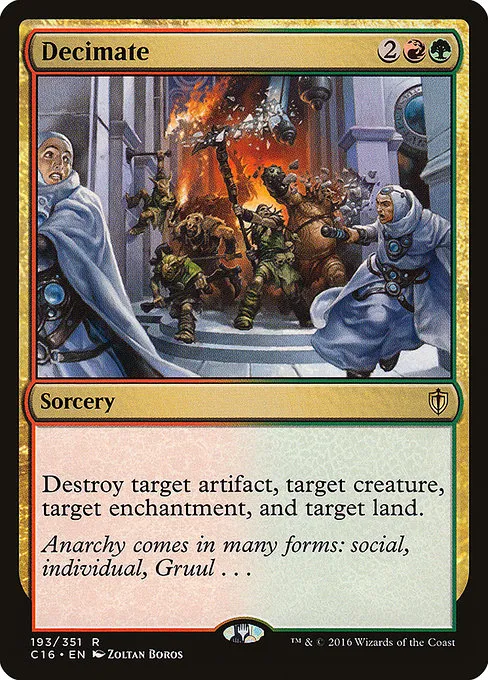 Decimate · Commander 2016 193/351