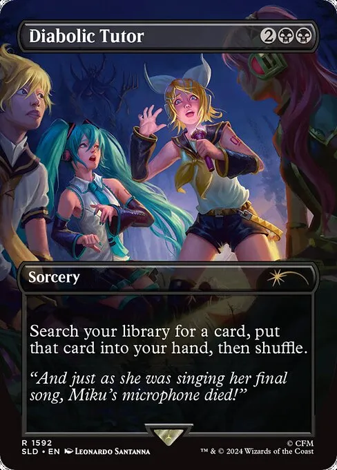 Diabolic Tutor · Secret Lair Drop 1592/2547