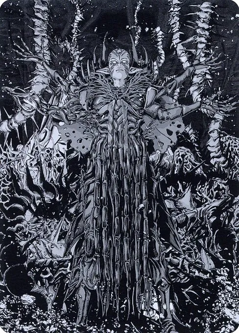 Nissa, Ascended Animist // Nissa, Ascended Animist · Phyrexia: All Will Be One Art Series 74/81