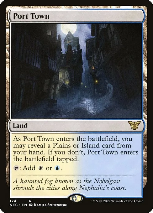 Port Town · Neon Dynasty Commander 174/179