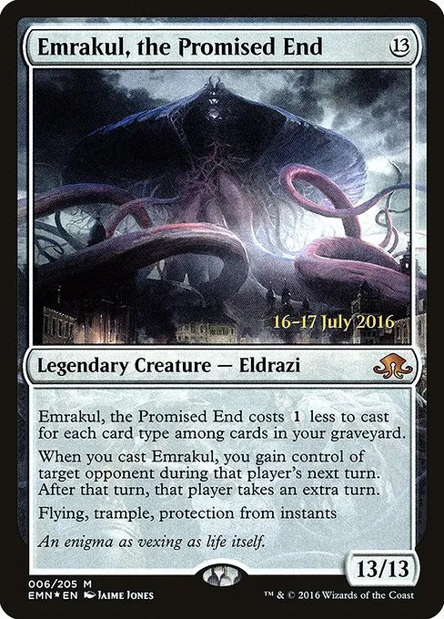 Emrakul, the Promised End · Eldritch Moon Promos 6s/77