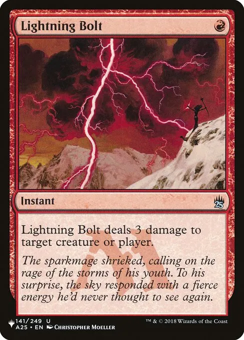 Lightning Bolt · The List A25-141/5050