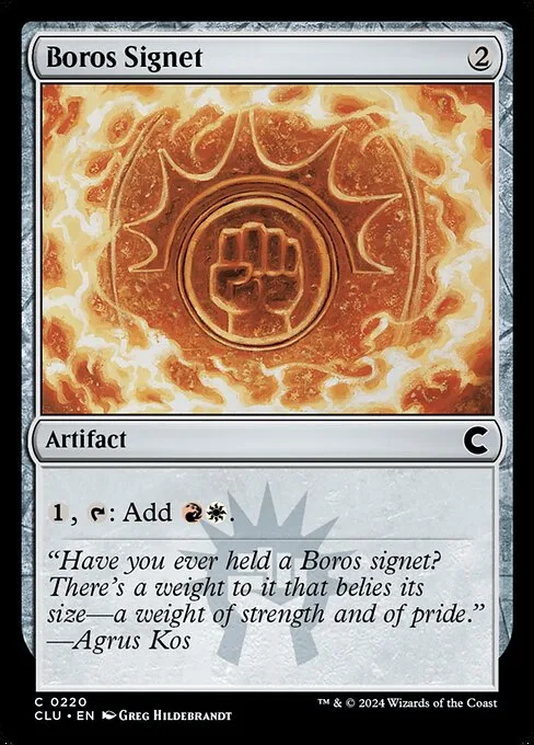 Boros Signet · Ravnica: Clue Edition 220/284