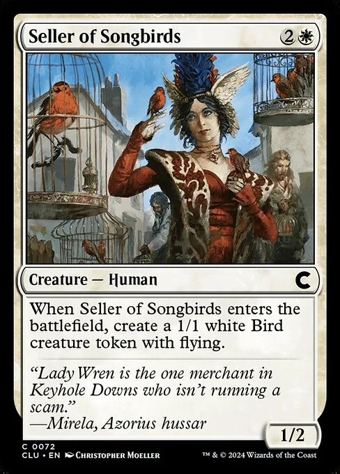Seller of Songbirds · Ravnica: Clue Edition 72/284