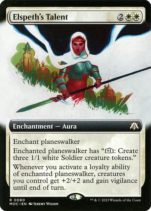 Elspeth's Talent · March of the Machine Commander 80/450