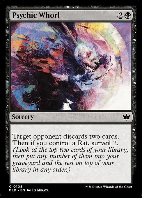 Psychic Whorl · Bloomburrow 105/398