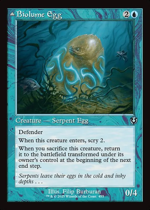 Biolume Egg // Biolume Serpent · Innistrad Remastered 455/495