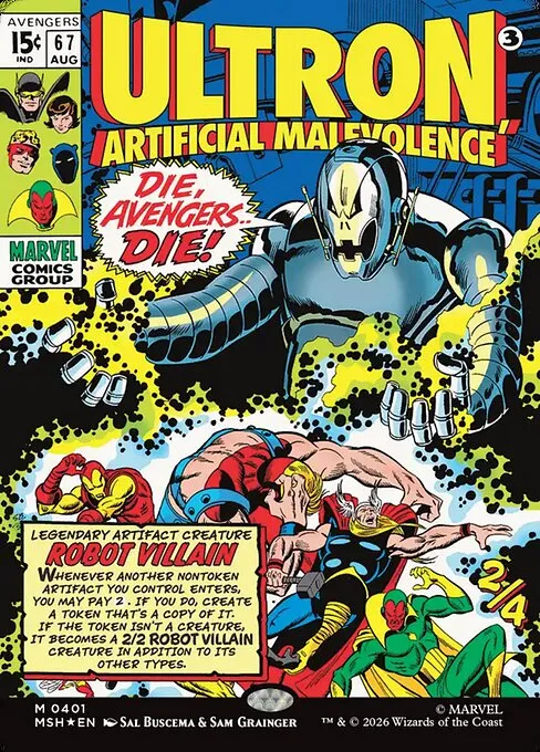 Ultron, Artificial Malevolence · Marvel Super Heroes 401/24