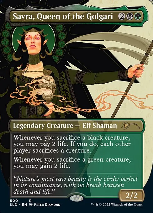 Savra, Queen of the Golgari · Secret Lair Drop 500/2547