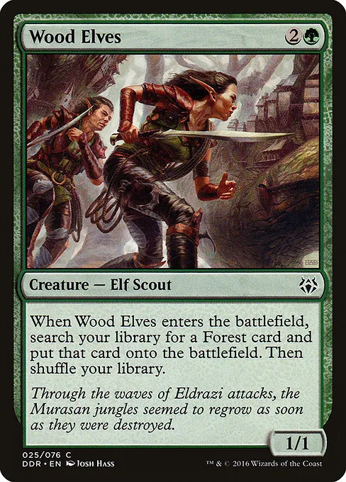 Wood Elves · Duel Decks: Nissa vs. Ob Nixilis 25/76