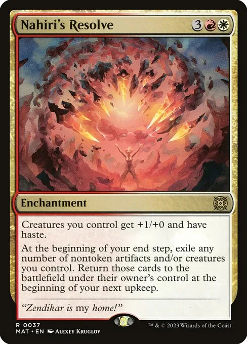 Nahiri's Resolve · March of the Machine: The Aftermath 37/230