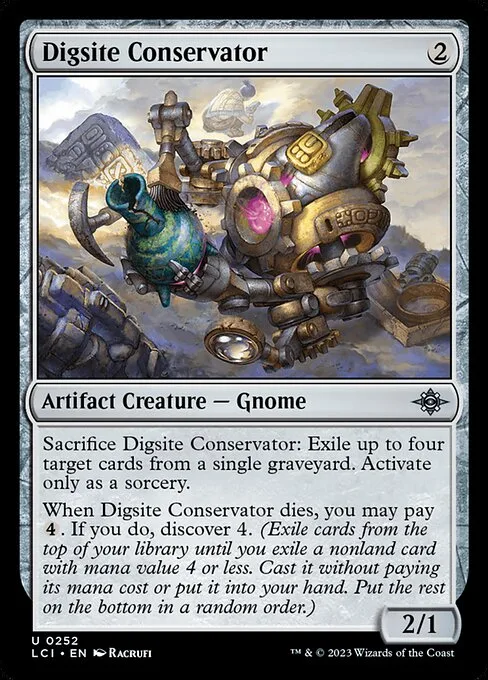 Digsite Conservator · The Lost Caverns of Ixalan 252/416