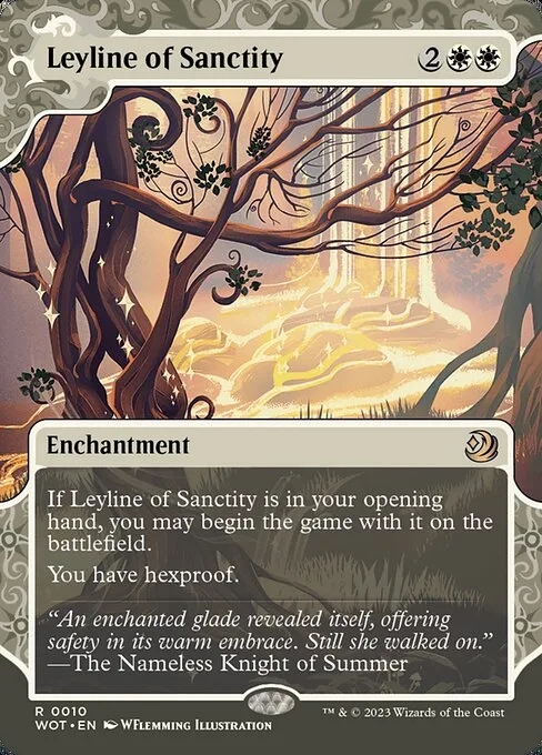 Leyline of Sanctity · Wilds of Eldraine: Enchanting Tales 10/103