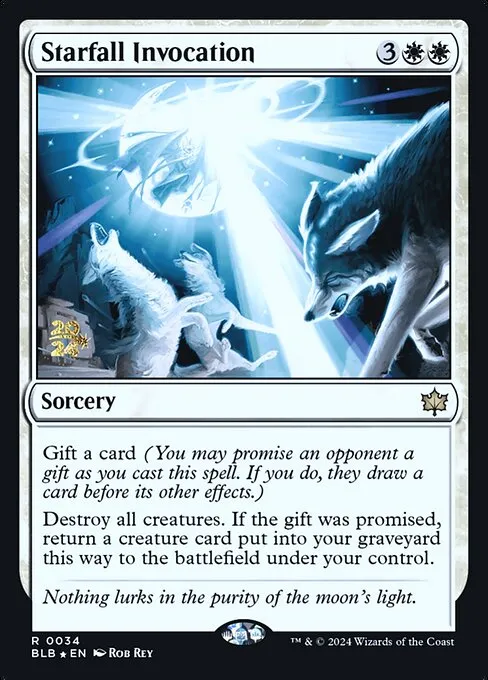 Starfall Invocation · Bloomburrow Promos 34s/160