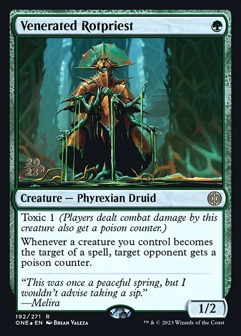 Venerated Rotpriest · Phyrexia: All Will Be One Promos 192s/160