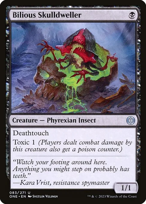 Bilious Skulldweller · Phyrexia: All Will Be One 83/479