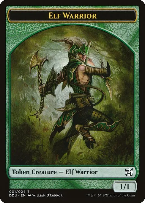 Elf Warrior · Duel Decks: Elves vs. Inventors Tokens 1/4