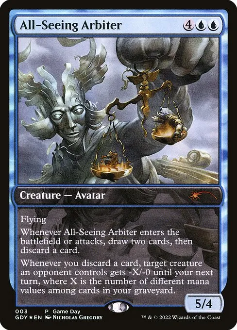 All-Seeing Arbiter · Game Day Promos 3/9