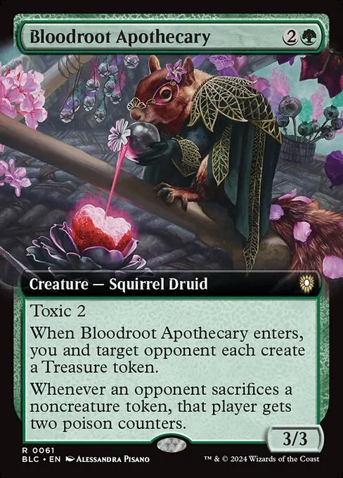 Bloodroot Apothecary · Bloomburrow Commander 61/356
