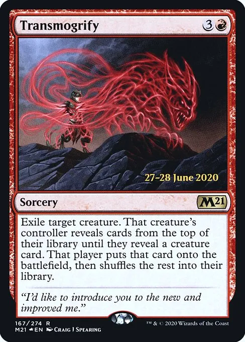 Transmogrify · Core Set 2021 Promos 167s/137