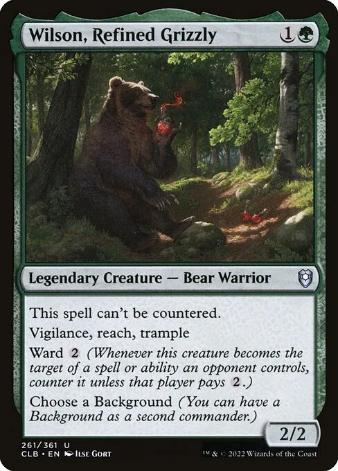 Wilson, Refined Grizzly · Commander Legends: Battle for Baldur's Gate 261/936