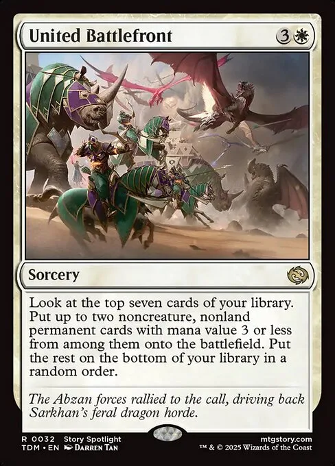 United Battlefront · Tarkir: Dragonstorm 32/427