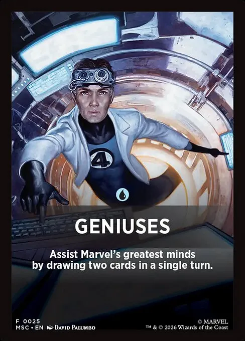 Geniuses · Marvel Super Heroes Jumpstart Front Cards 25/61