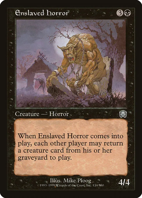 Enslaved Horror · Mercadian Masques 134/350