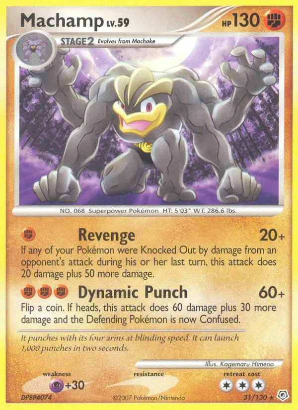 Machamp · Diamond & Pearl 31/130