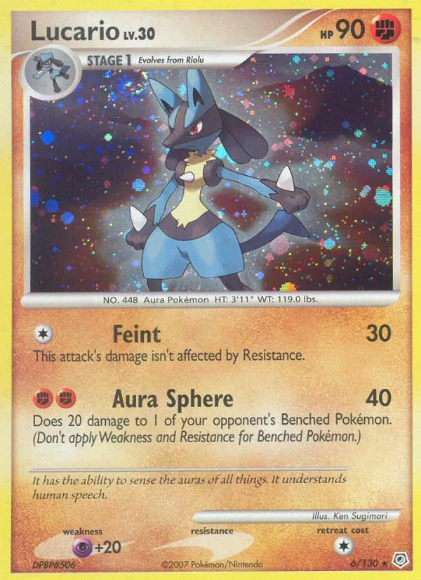 Lucario · Diamond & Pearl 6/130