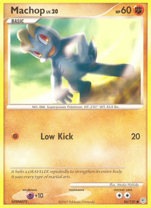 Machop · Diamond & Pearl 86/130