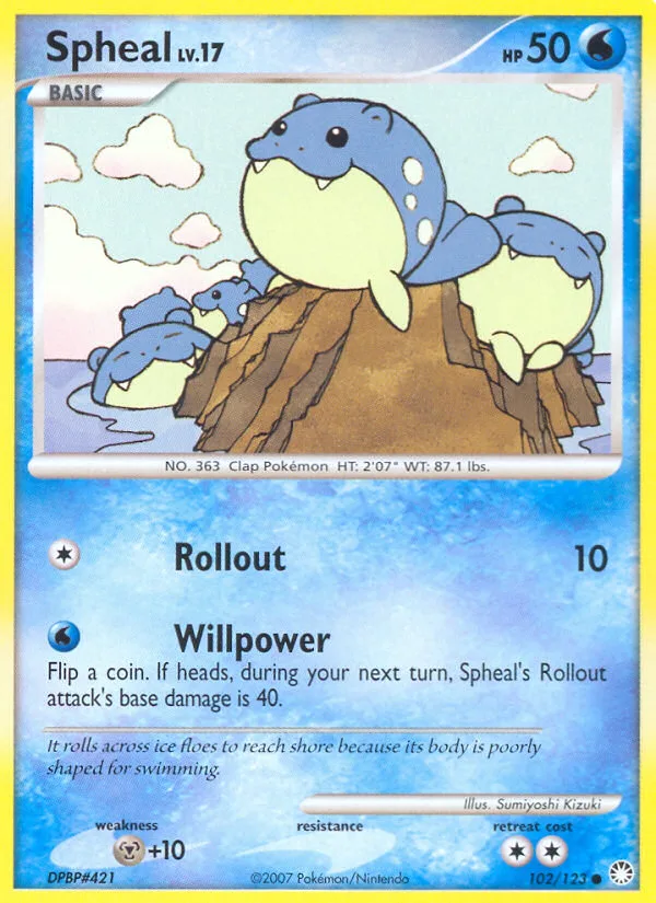 Spheal · Mysterious Treasures 102/123