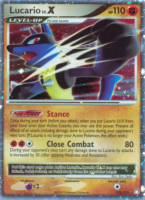 Lucario · Mysterious Treasures 122/123