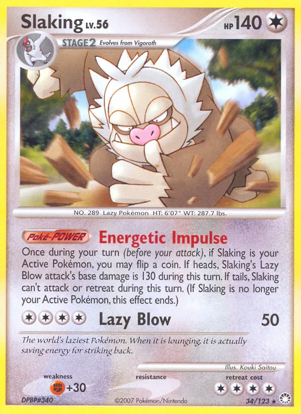 Slaking · Mysterious Treasures 34/123