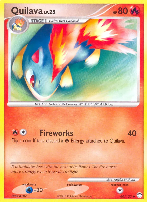 Quilava · Mysterious Treasures 60/123