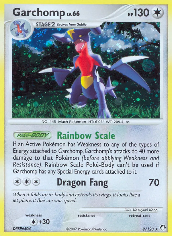 Garchomp · Mysterious Treasures 9/123
