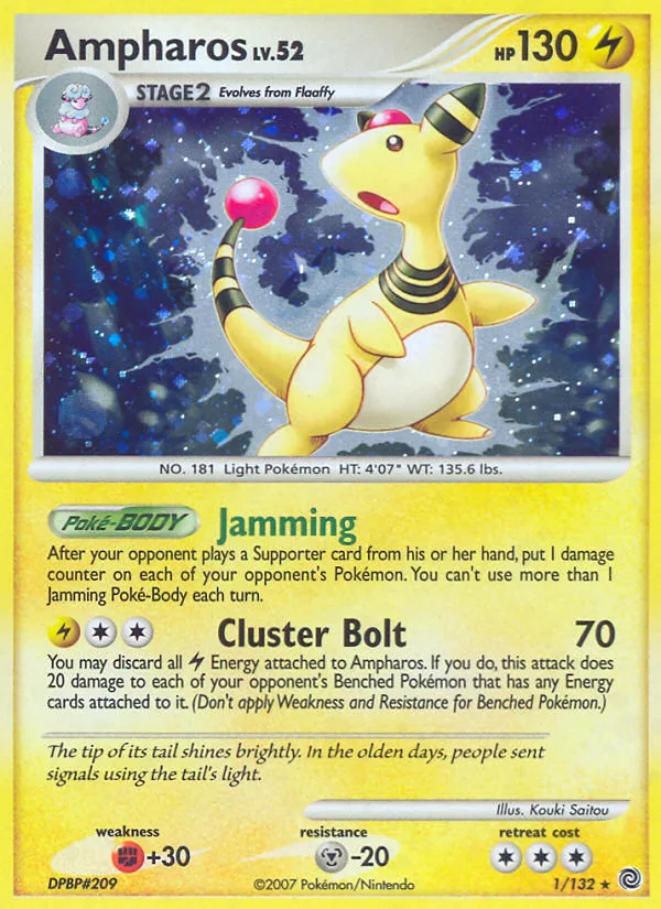 Ampharos · Secret Wonders 1/132