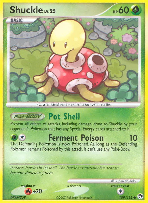 Shuckle · Secret Wonders 109/132