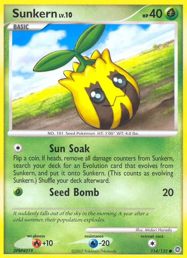 Sunkern · Secret Wonders 114/132