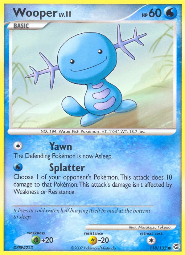 Wooper · Secret Wonders 118/132