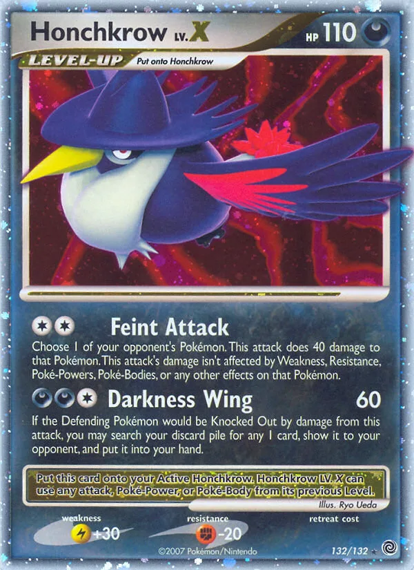 Honchkrow · Secret Wonders 132/132