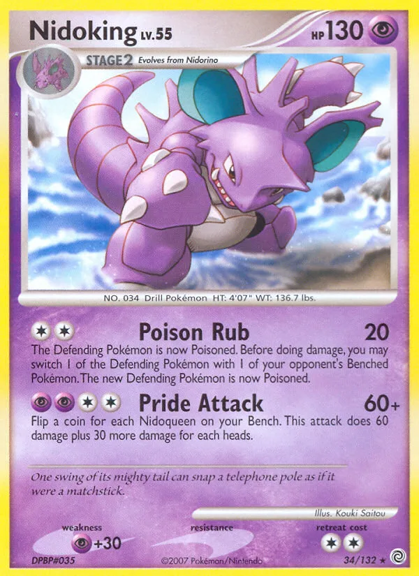 Nidoking · Secret Wonders 34/132