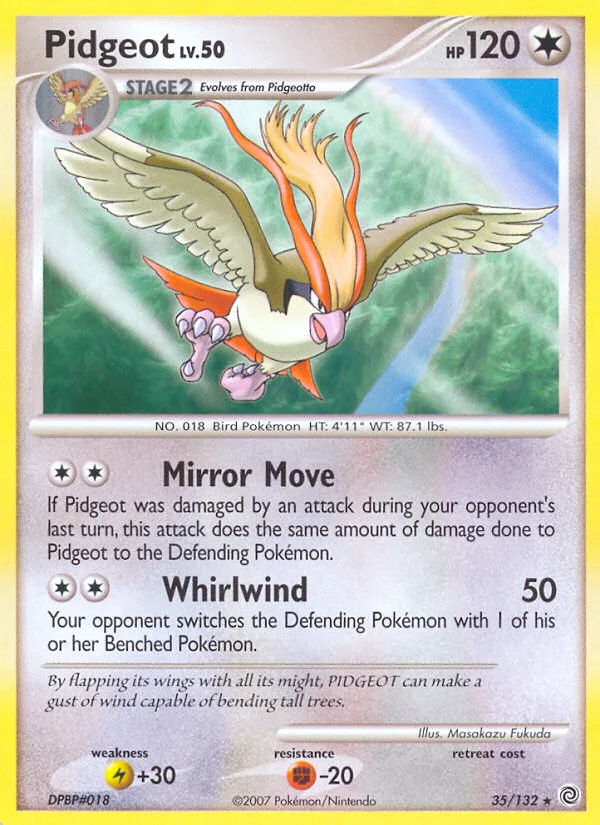 Pidgeot · Secret Wonders 35/132