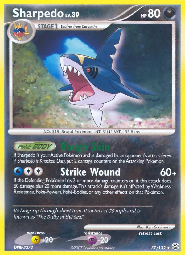 Sharpedo · Secret Wonders 37/132