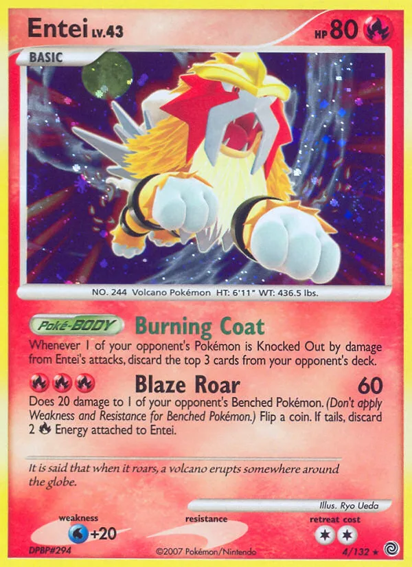 Entei · Secret Wonders 4/132